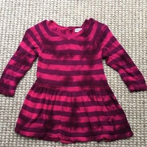 Splendid 12/18M pink/purple sweater dress